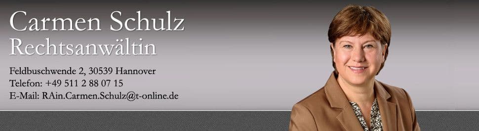 Kanzlei Carmen Schulz — Website