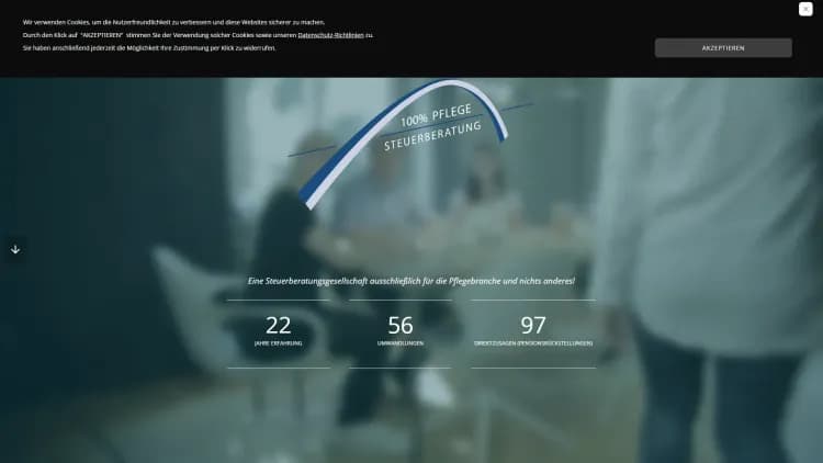 100% Pflege | Steuerberatung für Pflegedienste