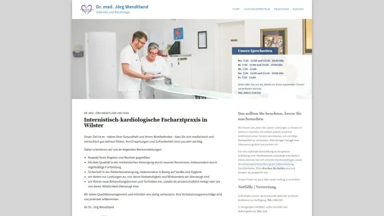 Internistisch-kardiologische Facharztpraxis Dr. med. Jörg Wendtland