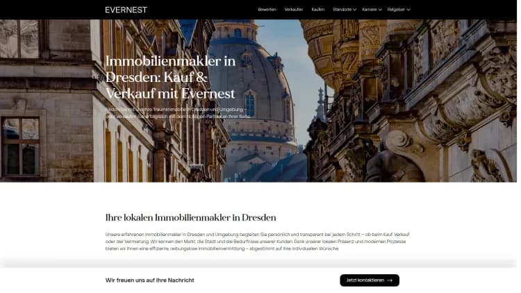 Immobilienmakler Dresden: Kauf & Verkauf mit Evernest