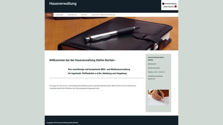 Hausverwaltung Stefan Bairlein