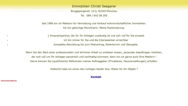 Immobilien Christl Seegerer