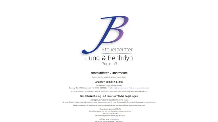 Steuerberater Jung & Benhdya PartmbB