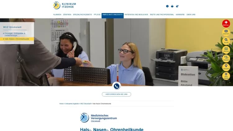 Klinikum [Stadtname] - HNO-Abteilung