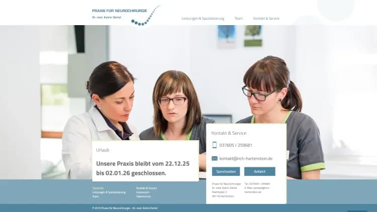 Praxis für Neurochirurgie Dr. med. Katrin Oertel