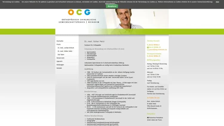 Orthopädische Praxis Dr. Müller