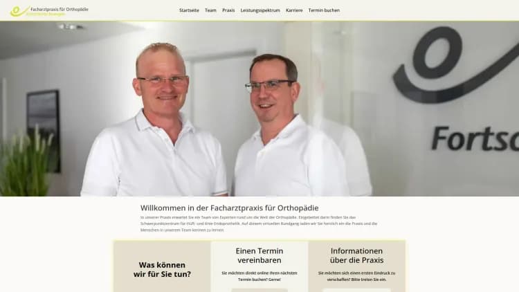 Facharztpraxis für Orthopädie