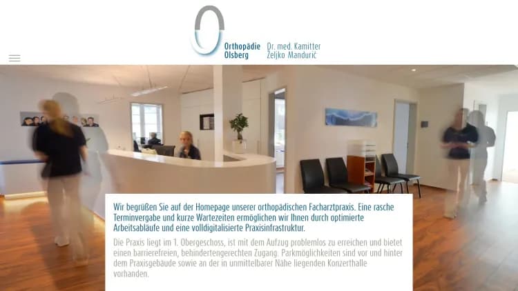 Orthopädie Olsberg - Dr. Kamitter und Željko Mandurić