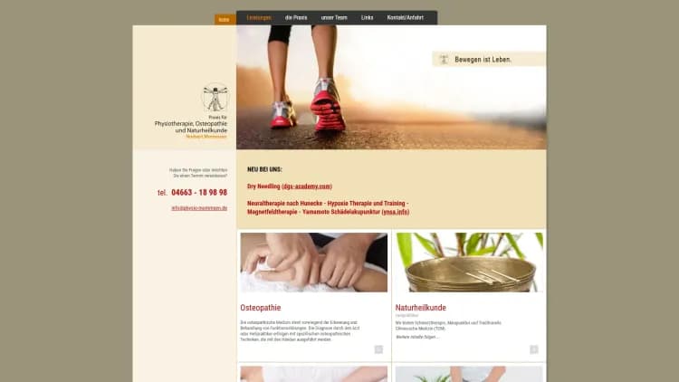 Praxis für Physiotherapie, Osteopathie und Naturheilkunde Norbert Mommsen