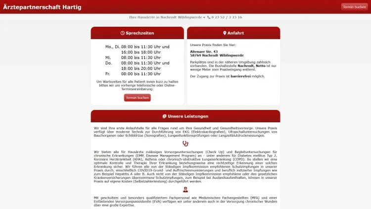 Ärztepartnerschaft Matthias und Julian Hartig