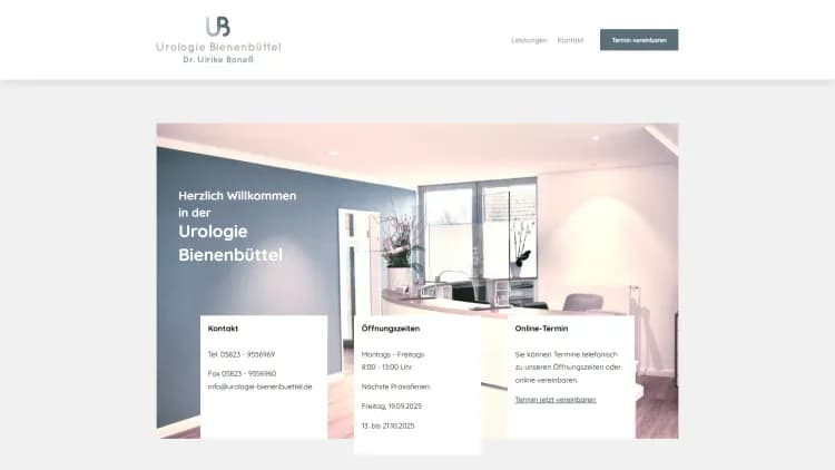 Urologie Bienenbüttel - Dr. Ulrike Boneß