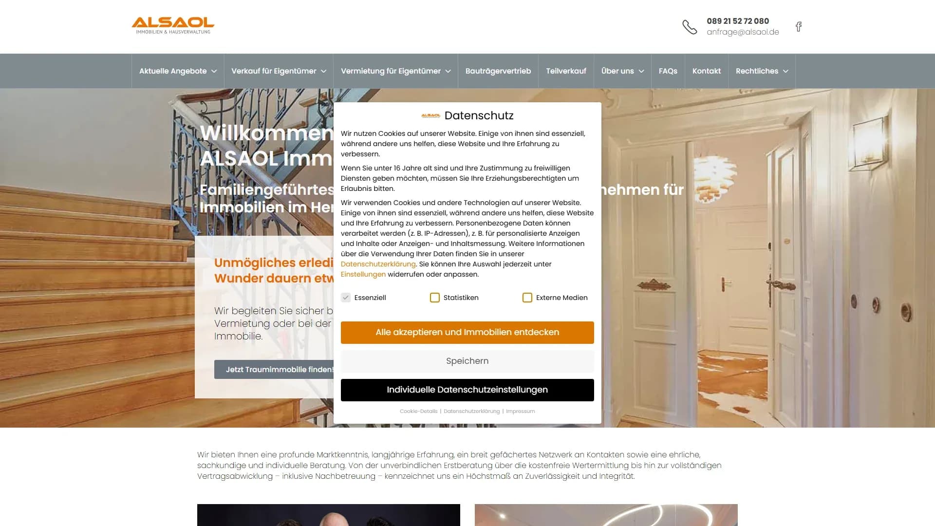 Immobilienmakler München GmbH — Website