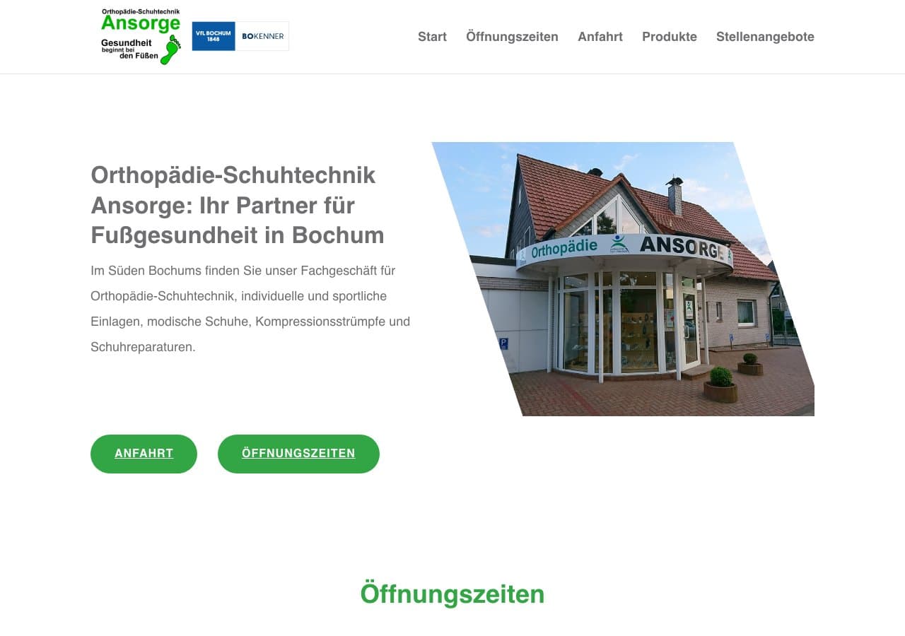 Orthopädie-Schuhtechnik Ansorge