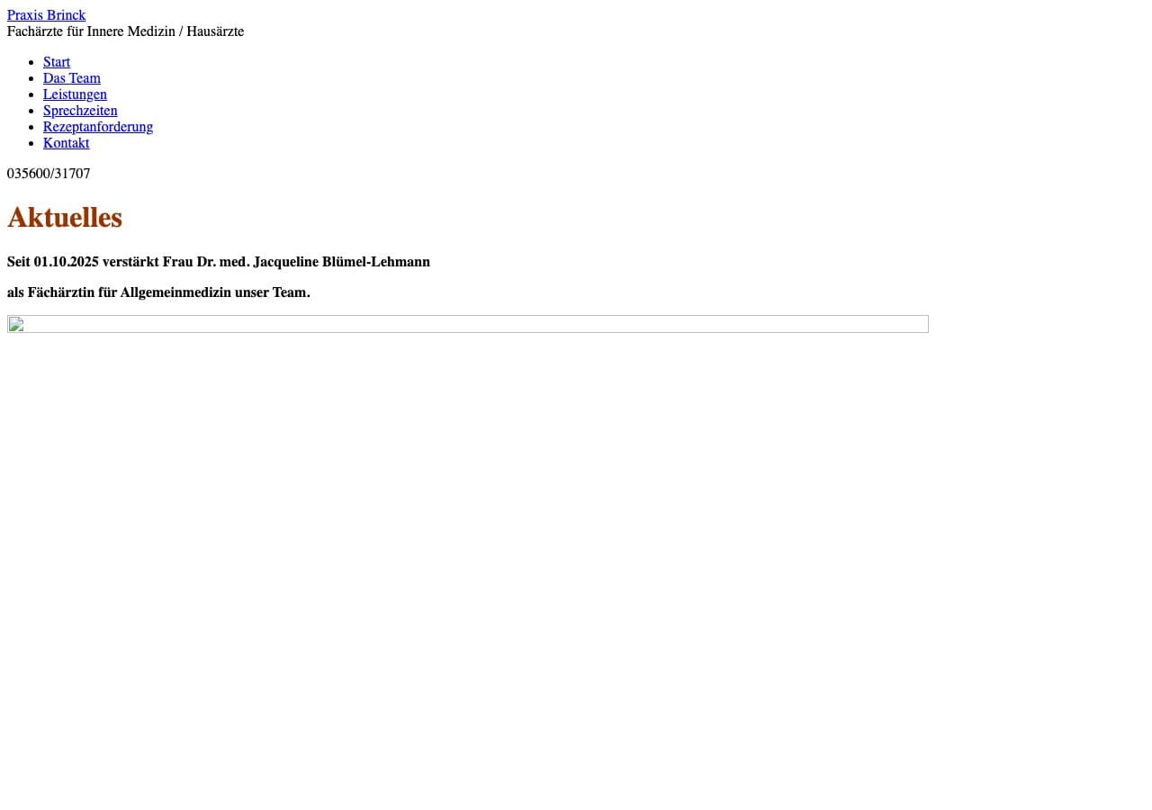Arztpraxis Brinck