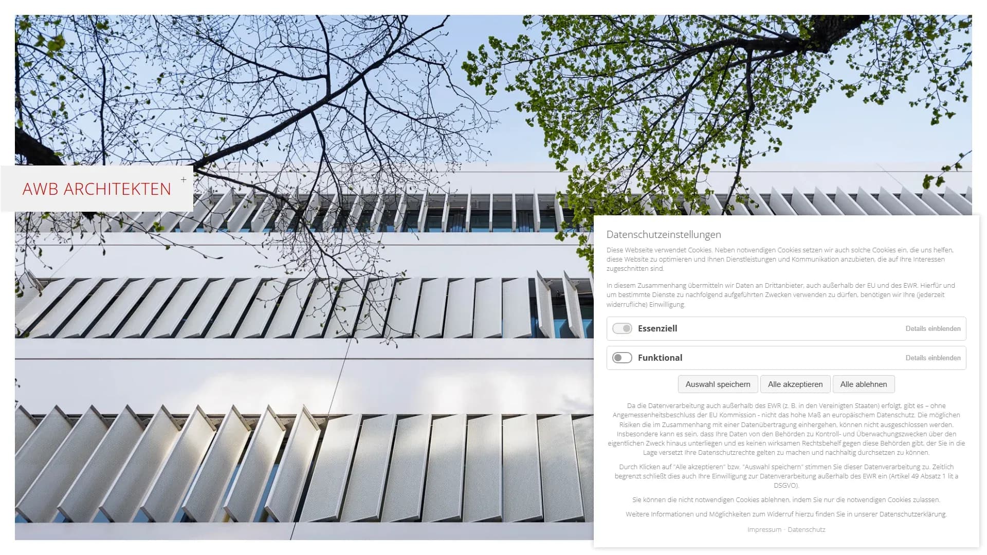 Awb Architekten — Website