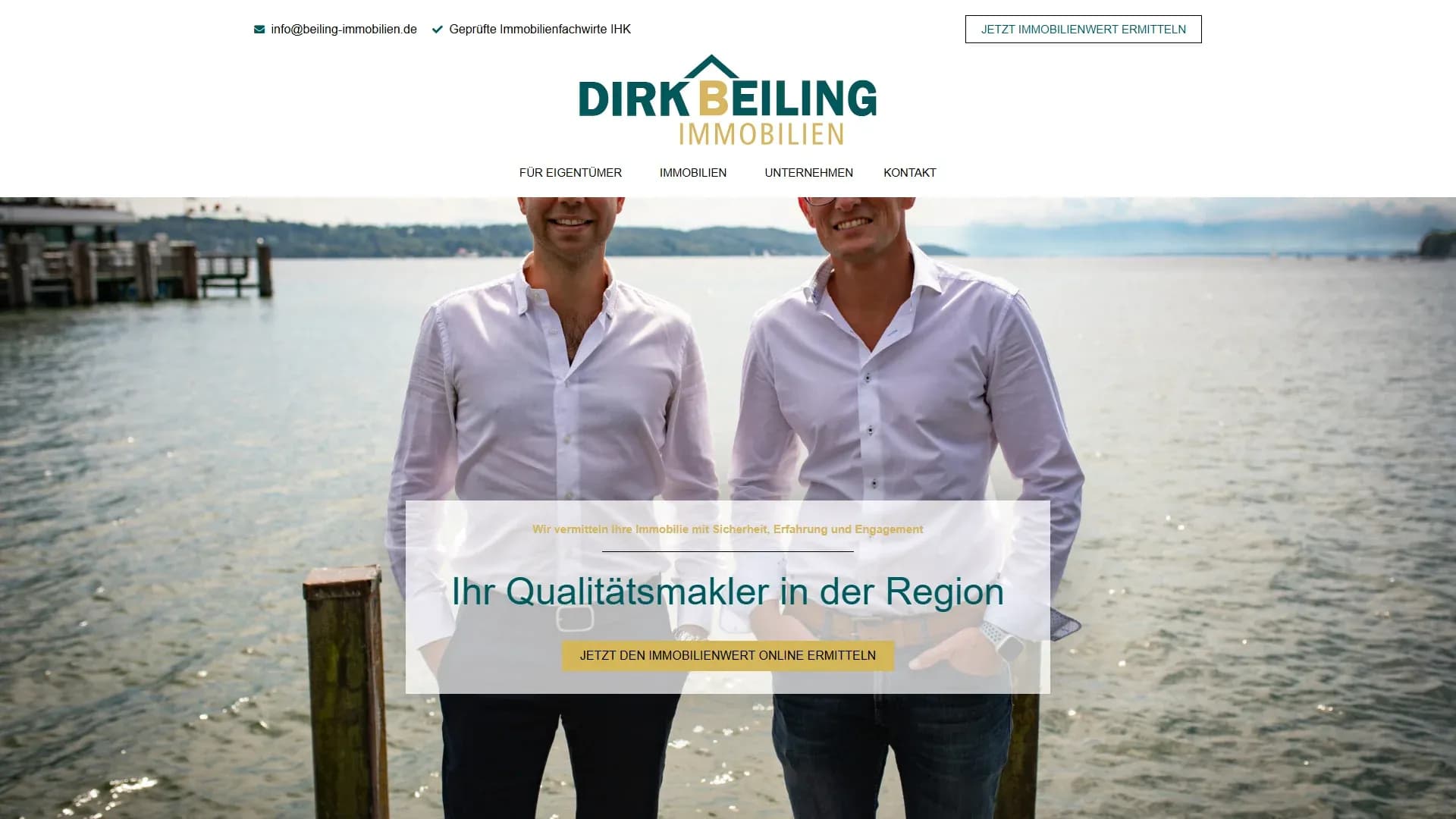 Dirk Beiling Immobilien — Website