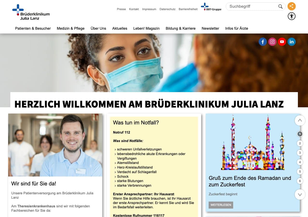 Brüderklinikum Julia Lanz