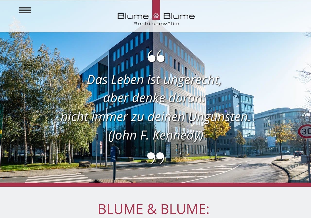 Blume & Blume