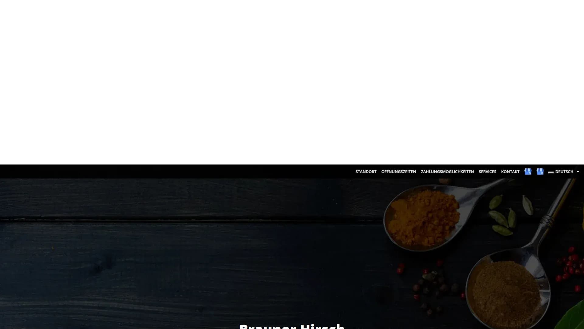 Brauner Hirsch — Website