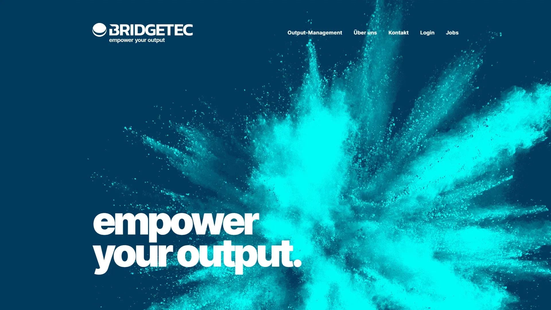 Bridgetec - empower your output management — Website
