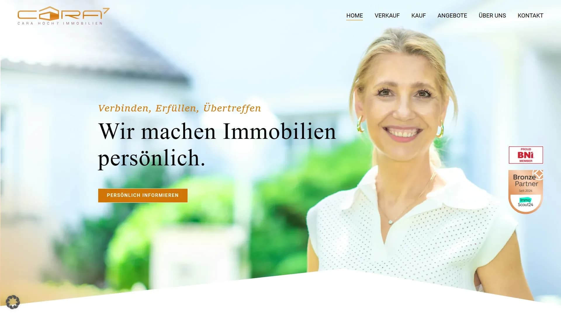 CARA HOCH7 IMMOBILIEN — Website