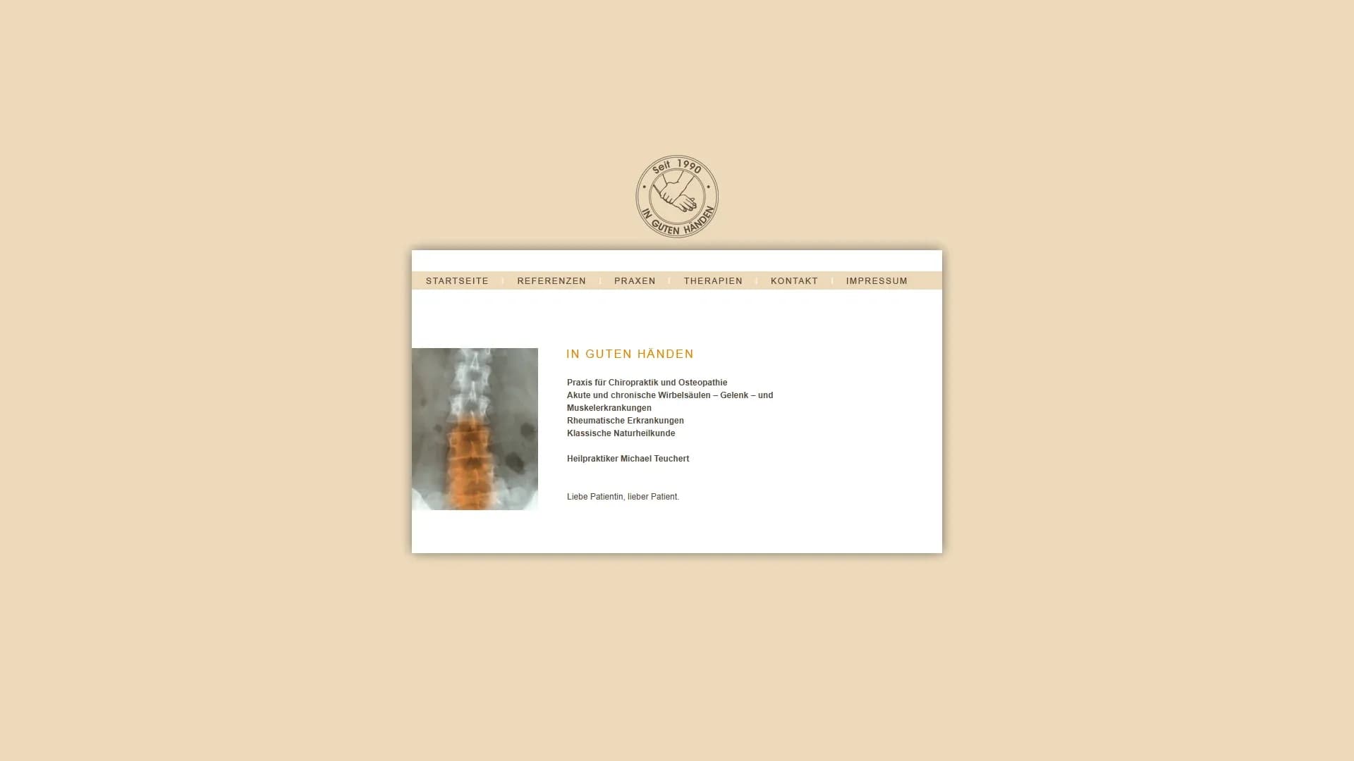 Michael Teuchert — Website