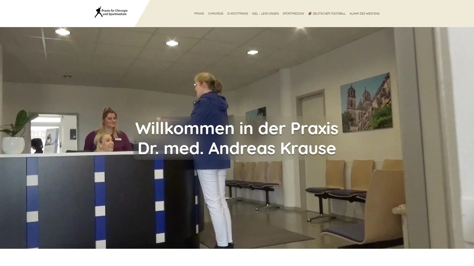 Praxis für Chirurgie und Sportmedizin Dr. med. Andreas Krause — Website