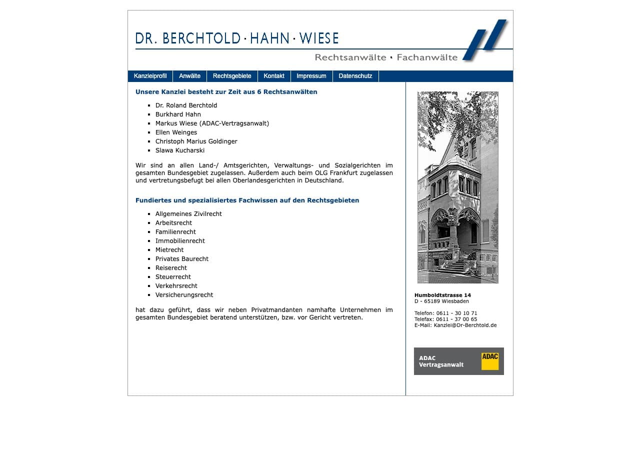 Dr. Berchtold Hahn Wiese