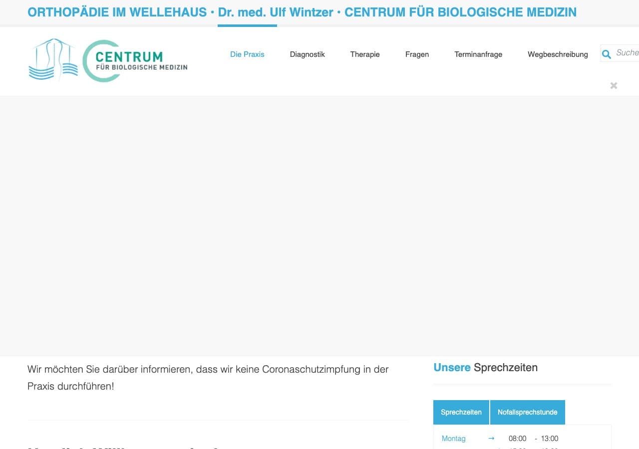 Orthopädie im Wellehaus