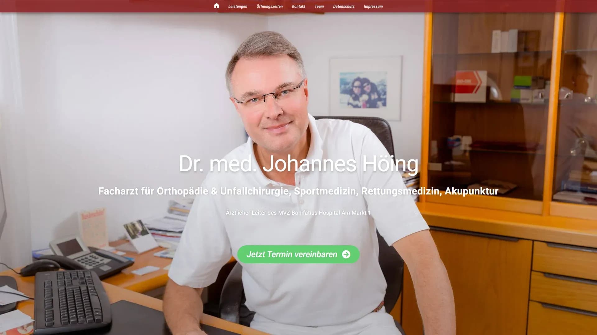 Dr. med. Johannes Höing — Website