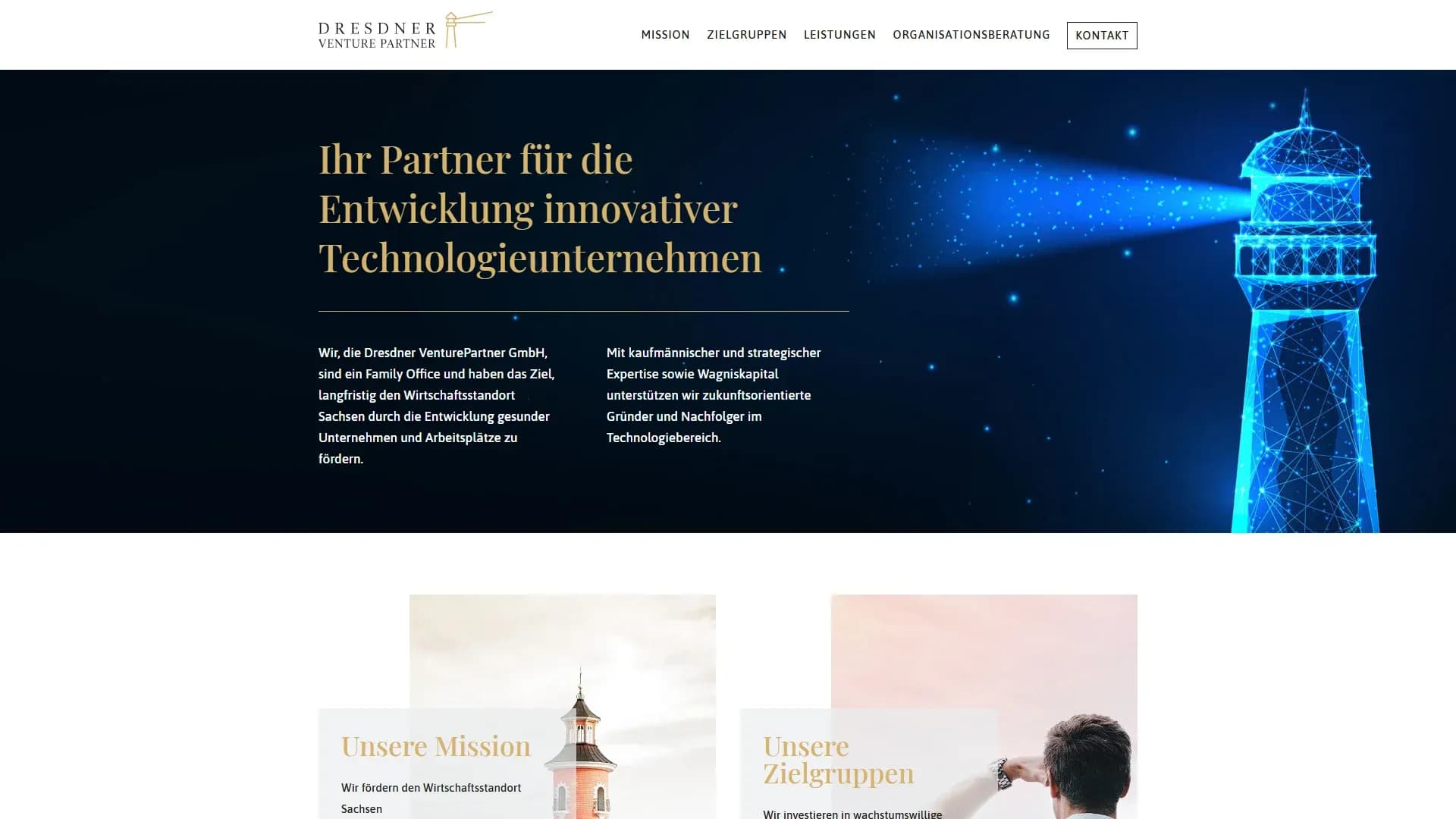 Dresdner VenturePartner GmbH — Website