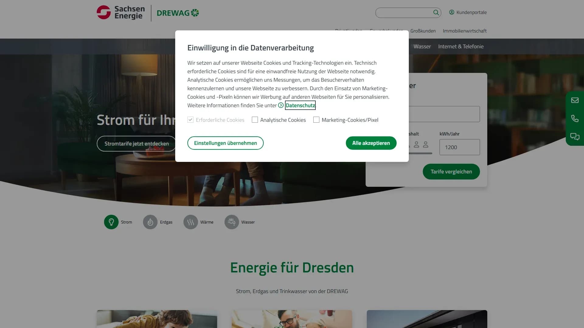 Stadtwerke [Region] GmbH — Website