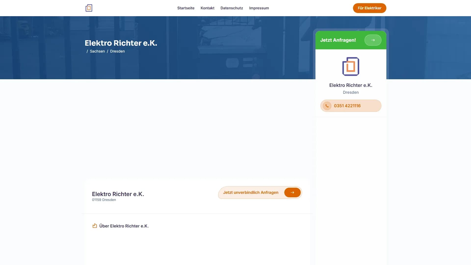 Elektro Richter e.K. — Website