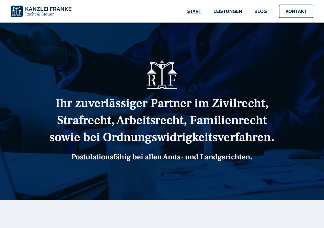 Rechtsanwalt Ralf Franke