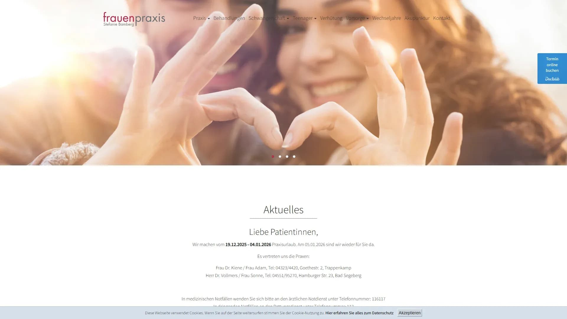 FrauenPraxis — Website