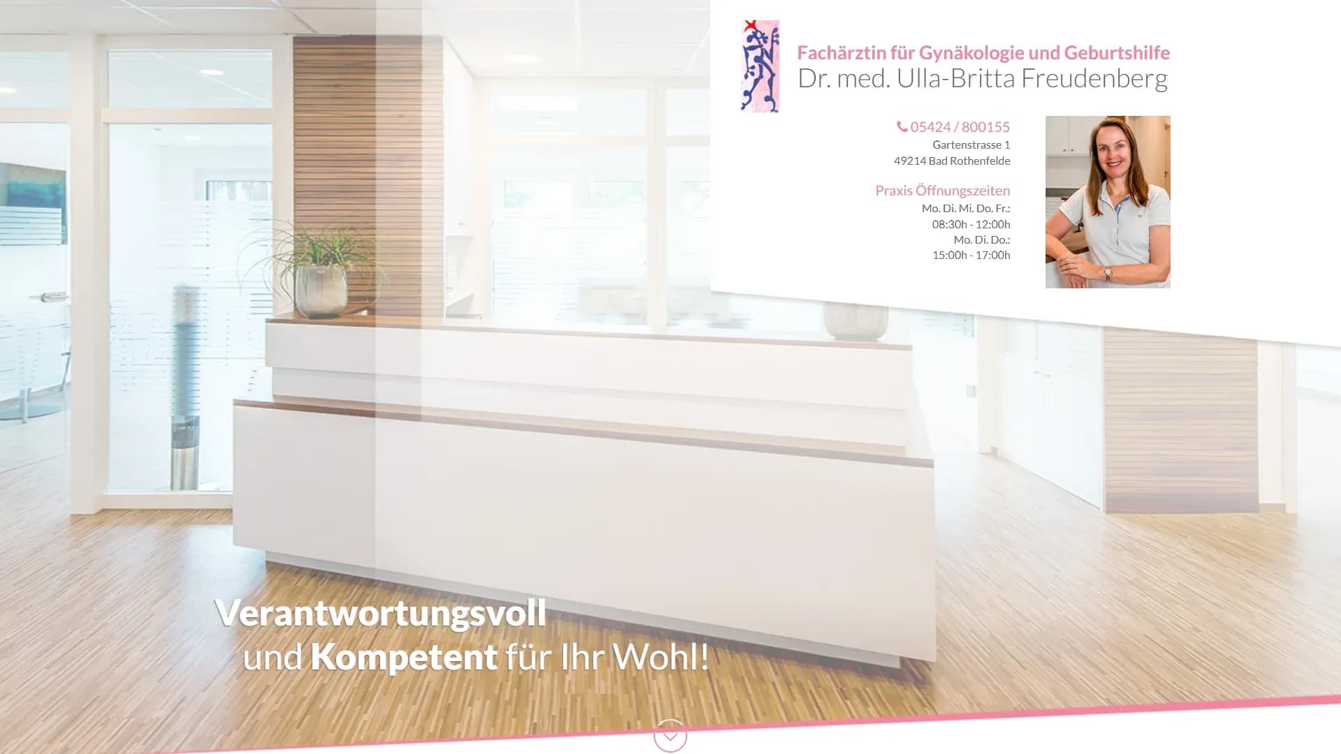 Orthopädische Praxis Dr. med. Ulla-Britta Freudenberg — Website