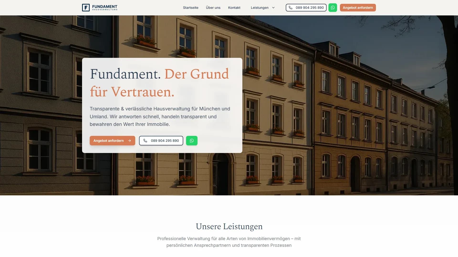 [Unternehmensname] — Website
