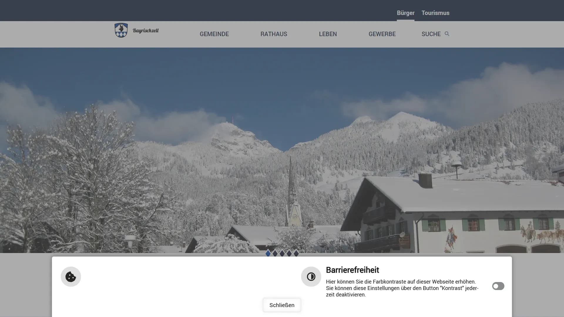 Gemeinde Bayrischzell — Website