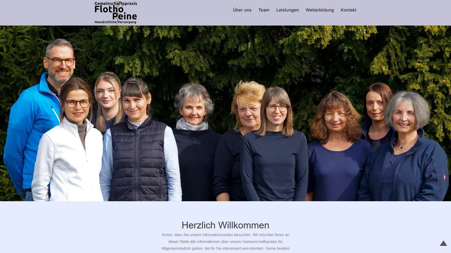 Dr. Tobias Flotho & Dr. Sabine Peine Gemeinschaftspraxis Allgemeinmedizin — Website