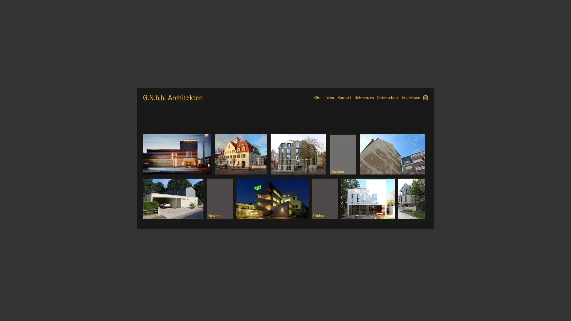 G.N.b.h. Architekten — Website