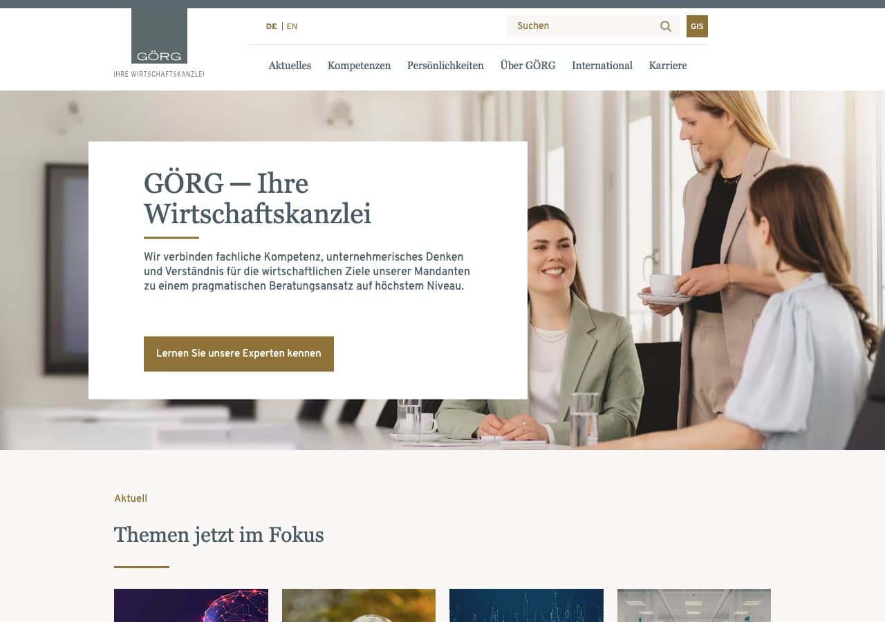 GÖRG Partnerschaft von Rechtsanwälten