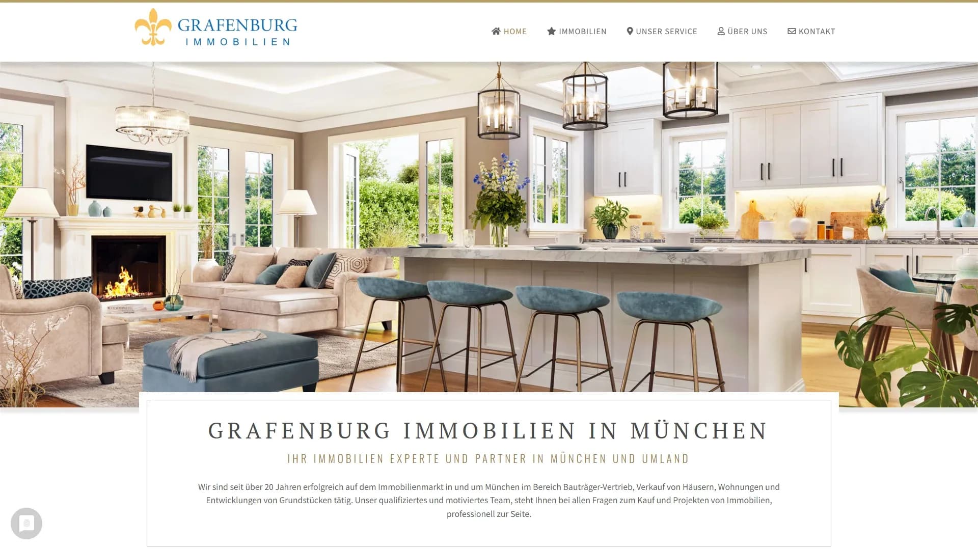 Grafenburg Immobilien GmbH — Website