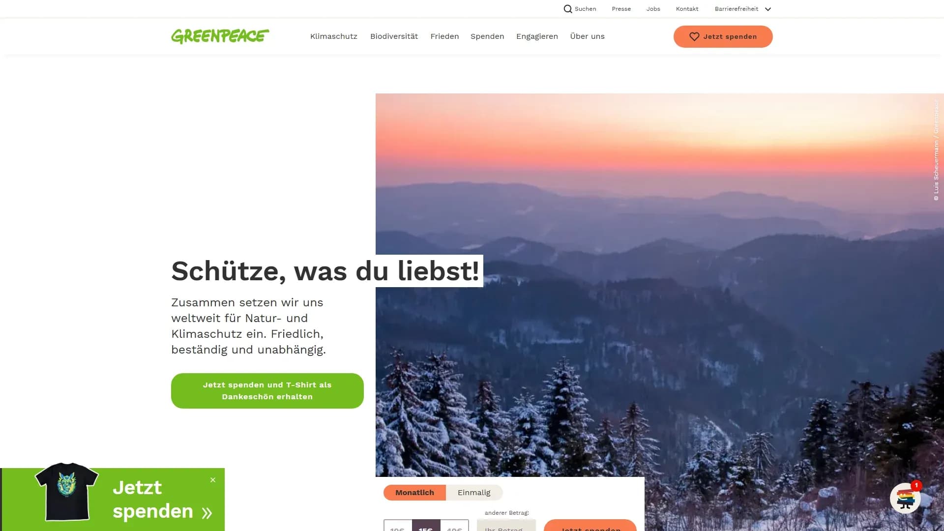 Greenpeace — Website
