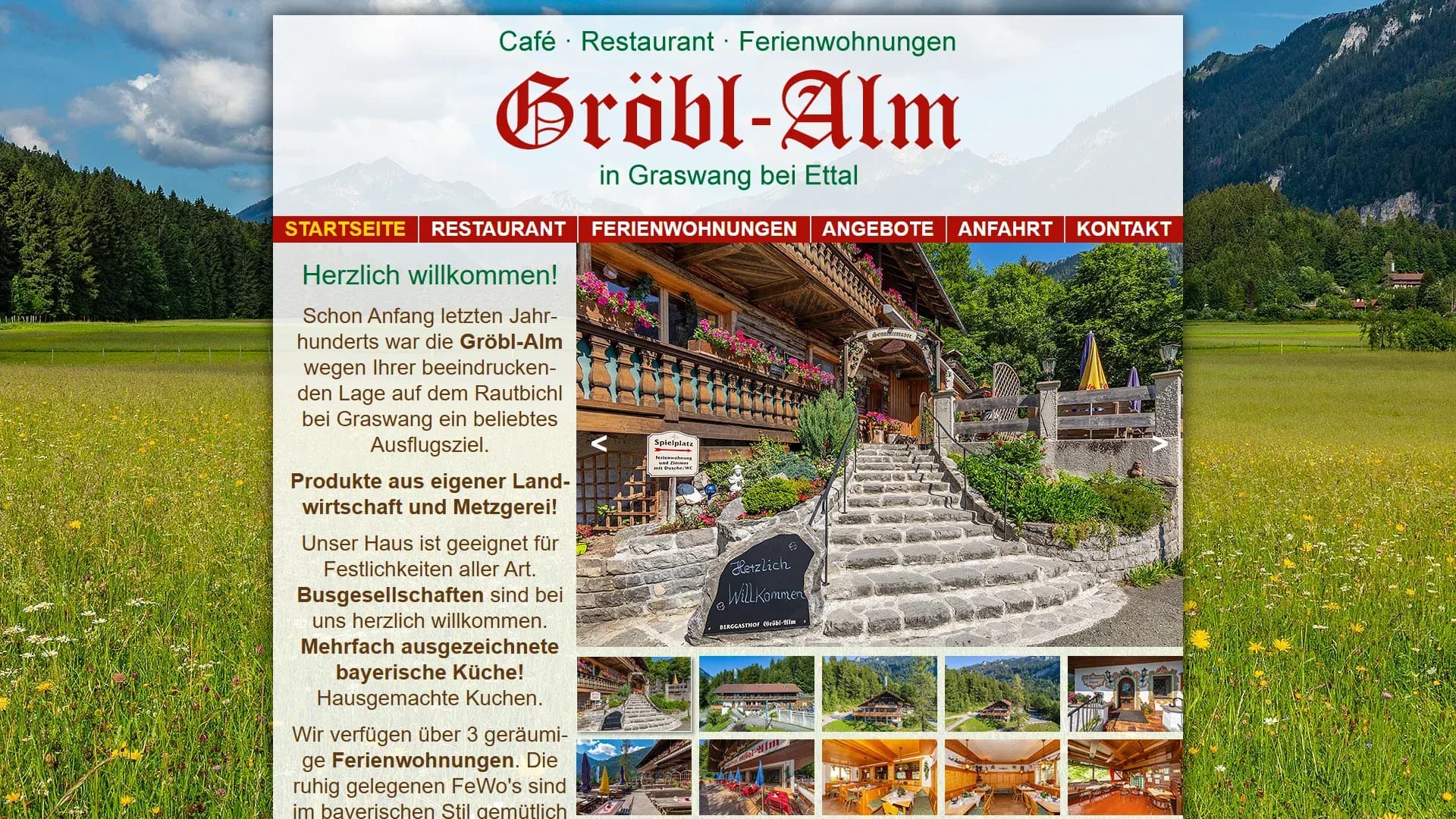 Gröbl-Alm — Website