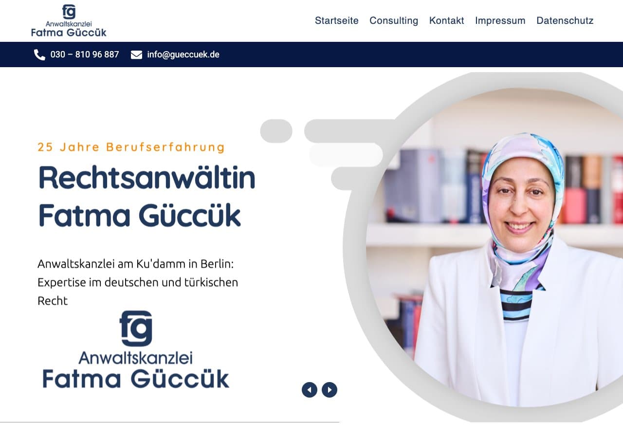 Rechtsanwältin Fatma Güccük