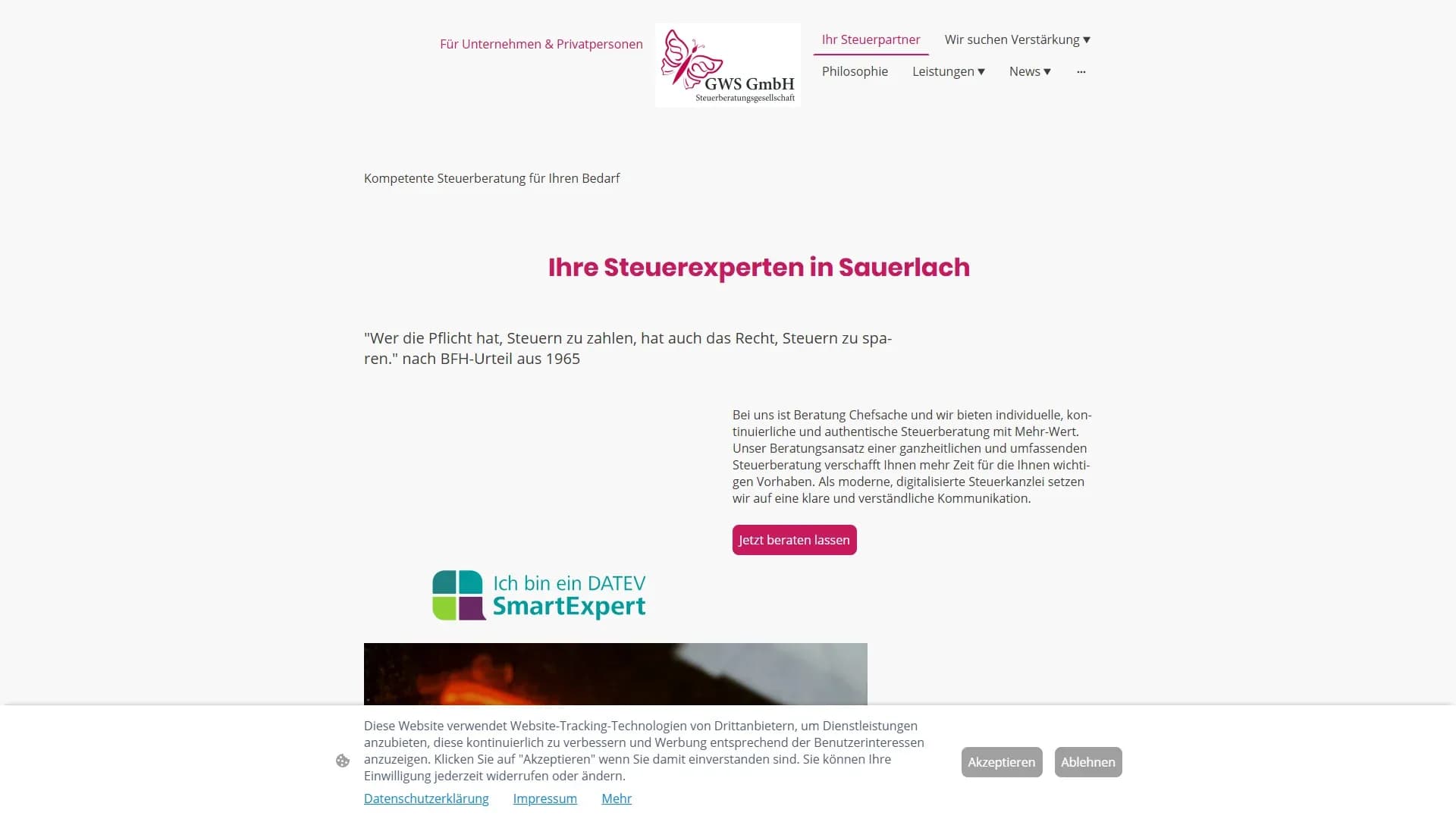 GWS GmbH Steuerberatungsgesellschaft — Website