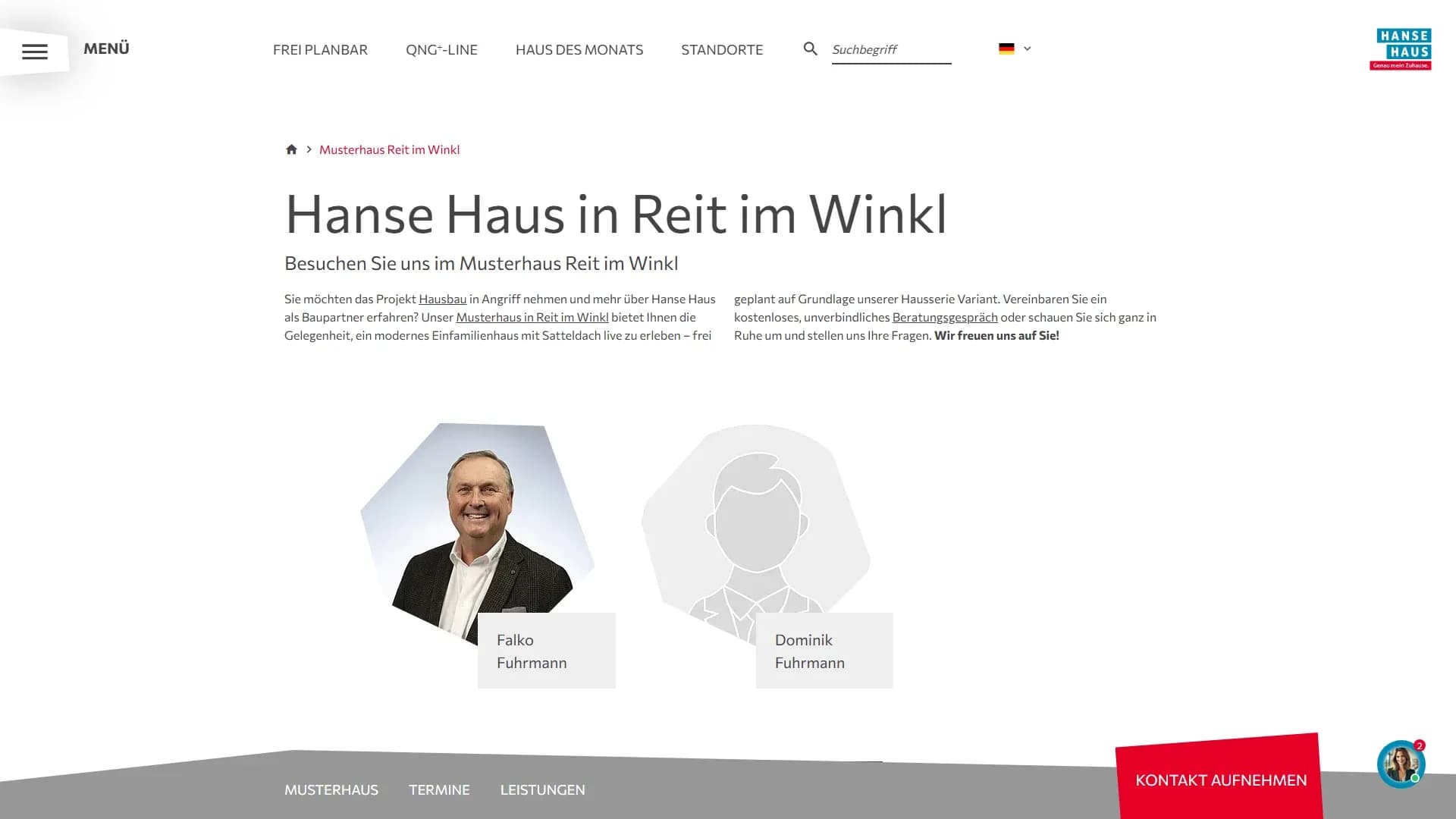 Hanse Haus — Website