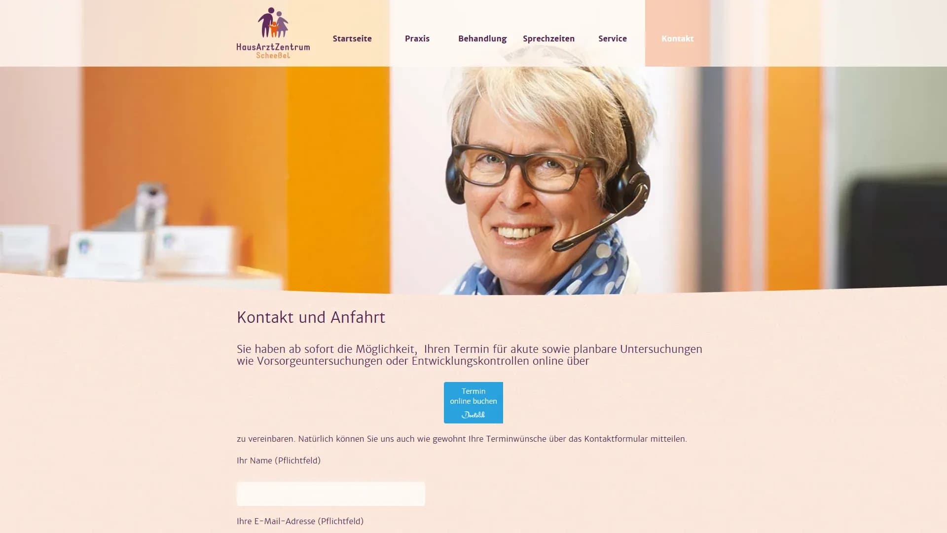 Hausarztzentrum Scheeßel — Website