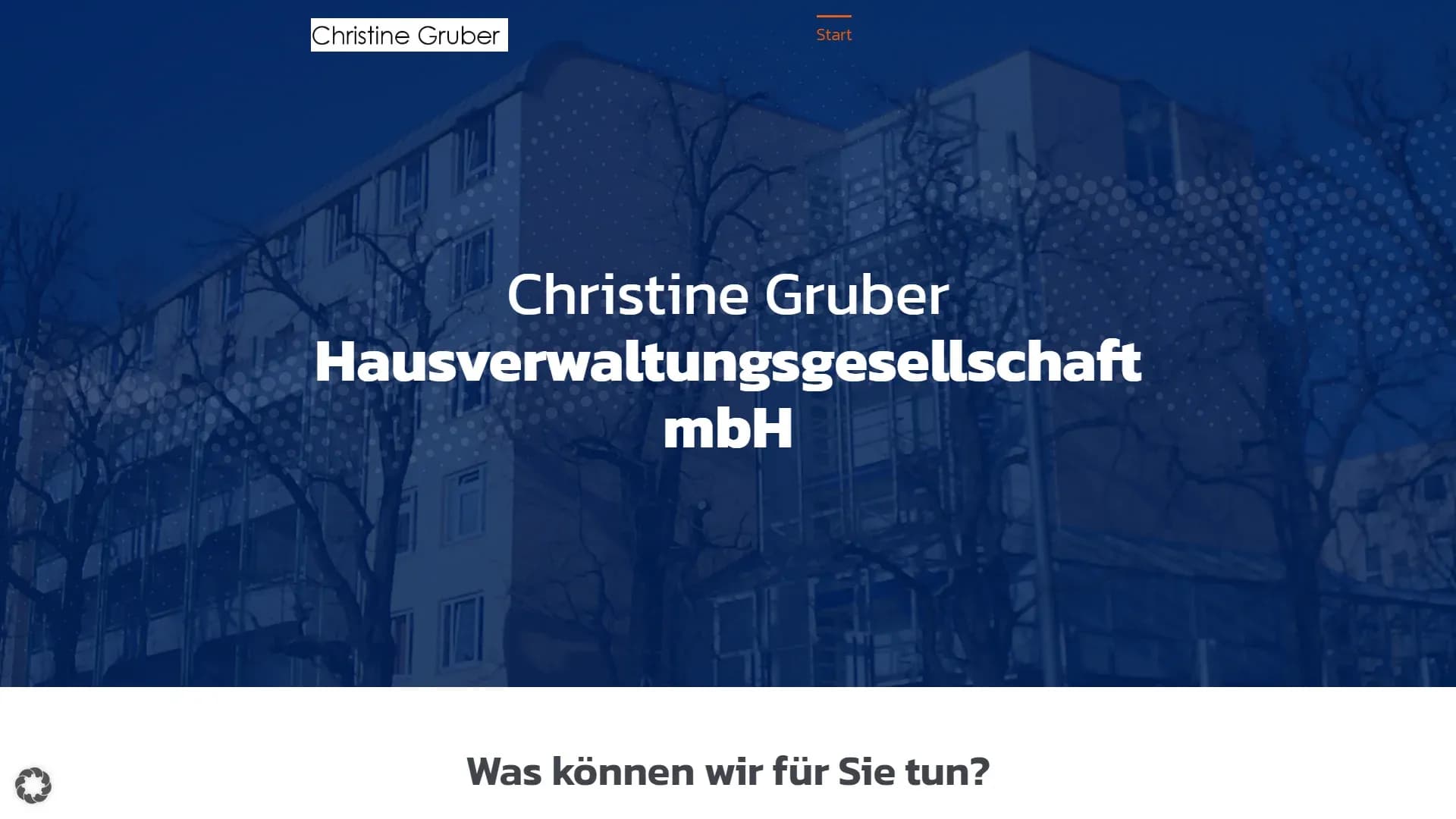 Christine Gruber Hausverwaltungsgesellschaft — Website