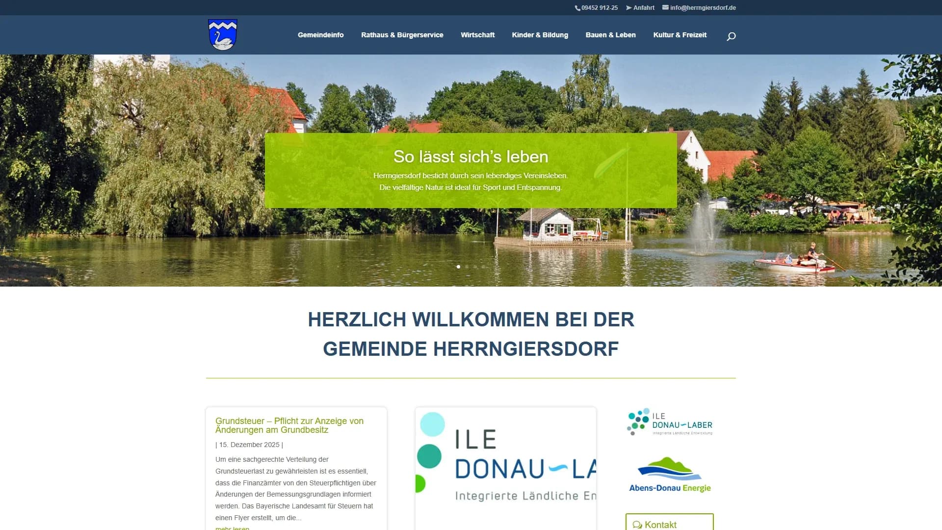 Gemeinde Herrngiersdorf — Website